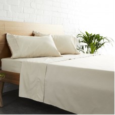 JAMIE DURIE BY ARDOR QUEEN  SIZE 225THC Bamboo Cotton Sheet Set (NATURAL)